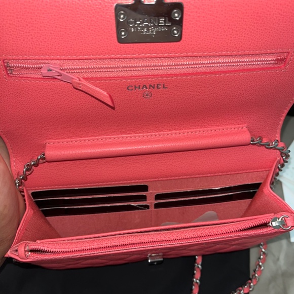 Chanel Pink Wallet on Chain (WOC) with receipt - Picture 7 of 7